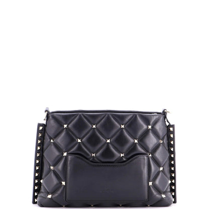 Valentino Garavani Candystud Messenger Bag Leather Large