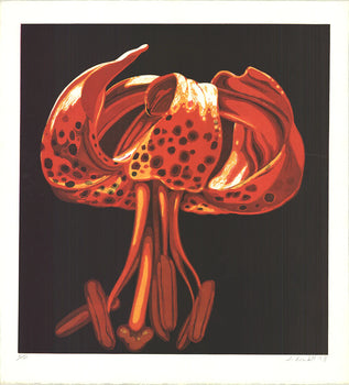 Lowell Nesbitt Lily Signed 