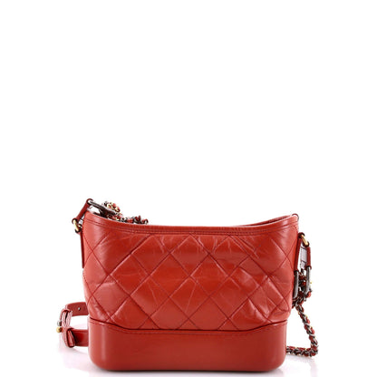 Chanel Gabrielle Hobo Quilted Aged Calfskin Small