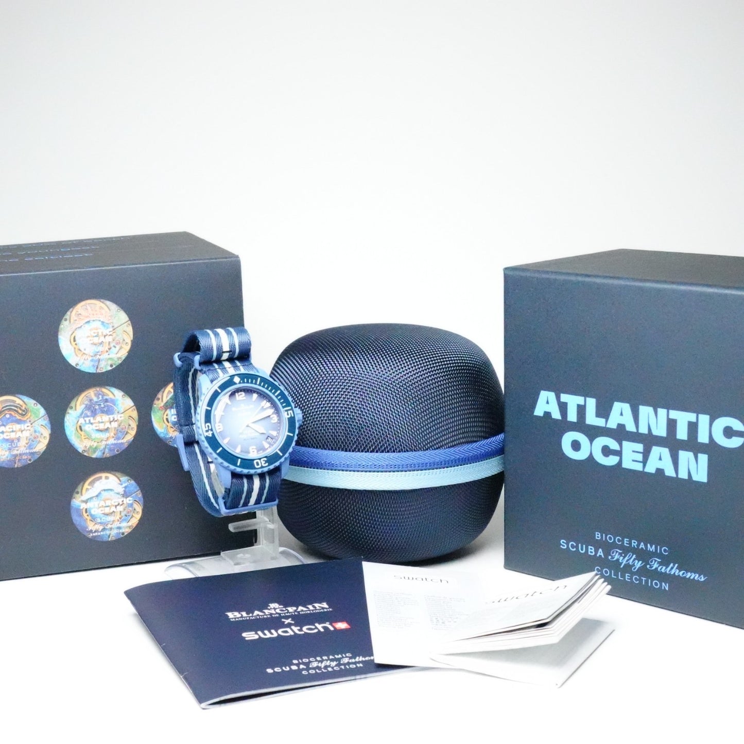Blancpain Swatch Bioceramic Scuba Fifty Fathoms Atlantic Ocean So35A100
