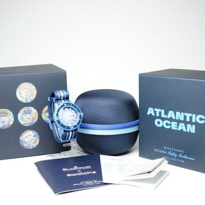 Blancpain Swatch Bioceramic Scuba Fifty Fathoms Atlantic Ocean So35A100