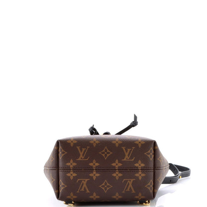Louis Vuitton Montsouris Nm Backpack Monogram Canvas With Leather Bb