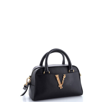 Versace Virtus Bowling Bag Leather