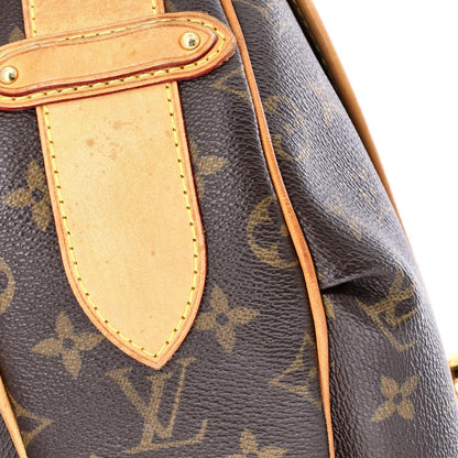 Louis Vuitton Tulum Handbag Monogram Canvas Gm