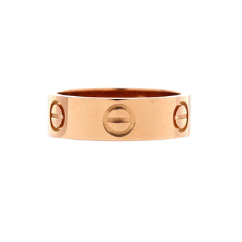 Cartier Love Band Ring 18K Rose Gold
