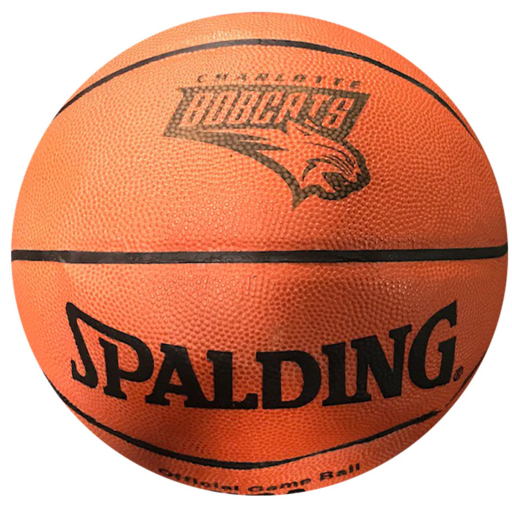 Emeka Okafor Autographed Charlotte Bobcats Leather Basketball