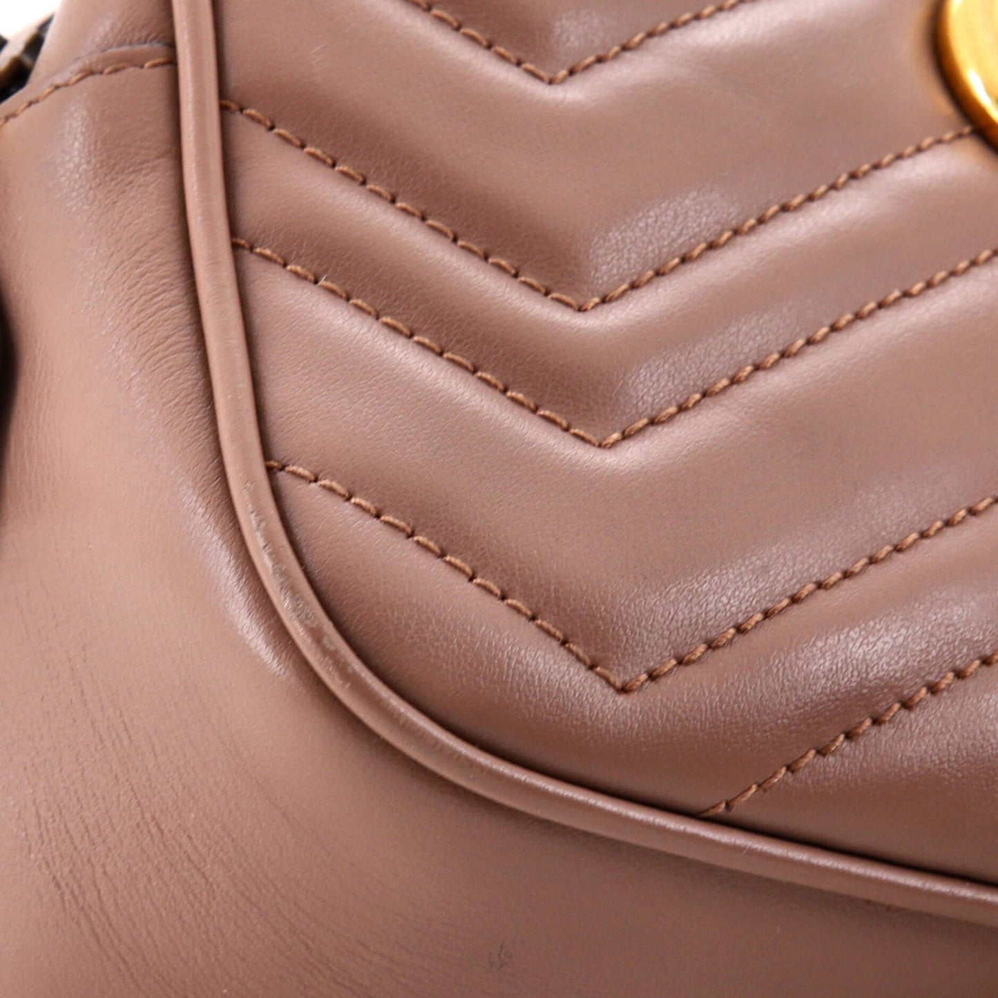 Gucci Gg Marmont Shoulder Bag Matelasse Leather Mini