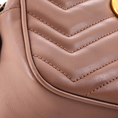 Gucci Gg Marmont Shoulder Bag Matelasse Leather Mini