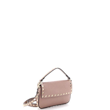 Valentino Garavani Rockstud Top Handle Crossbody Pouch Leather Mini
