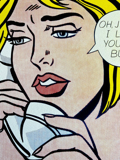 Roy Lichtenstein Lithograph Coa Original Signed