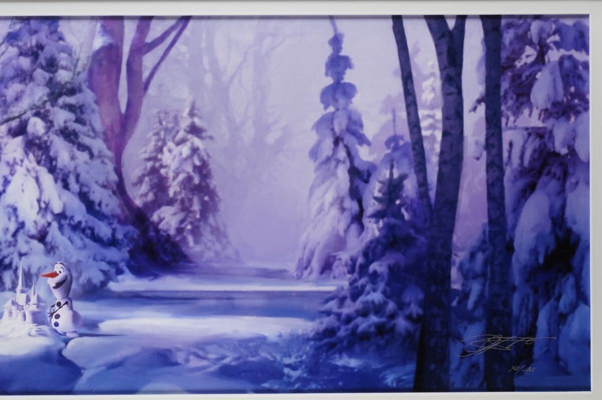 Olaf Mixed Media Art Signed Stephan Martiniere ED 43/ 295 Framed