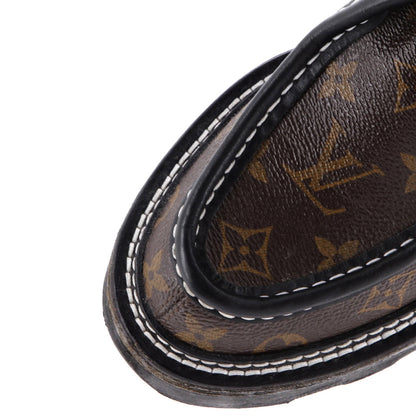 Louis Vuitton Women'S Lv Beaubourg Platform Derby Shoes Monogram Canvas