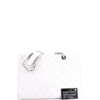 Chanel Grand Shopping Tote Quilted Caviar