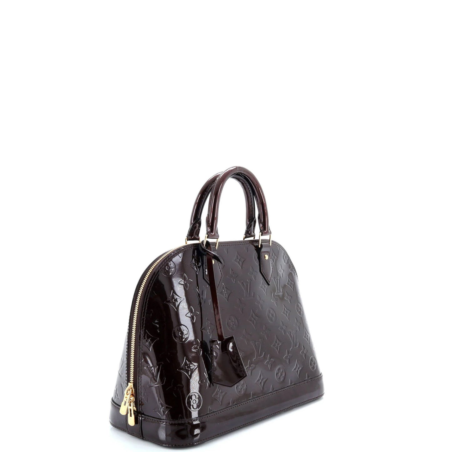 Louis Vuitton Alma Handbag Monogram Vernis Pm