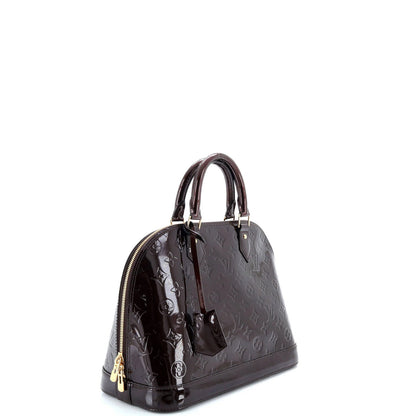 Louis Vuitton Alma Handbag Monogram Vernis Pm