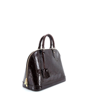 Louis Vuitton Alma Handbag Monogram Vernis Pm