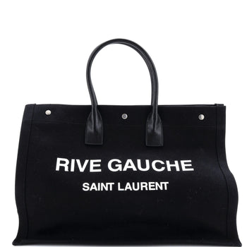 Saint Laurent Rive Gauche Shopper Tote Canvas Large