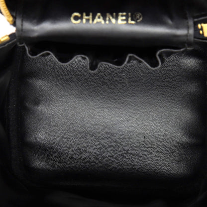 Chanel Vintage Timeless Cosmetic Case Caviar Tall