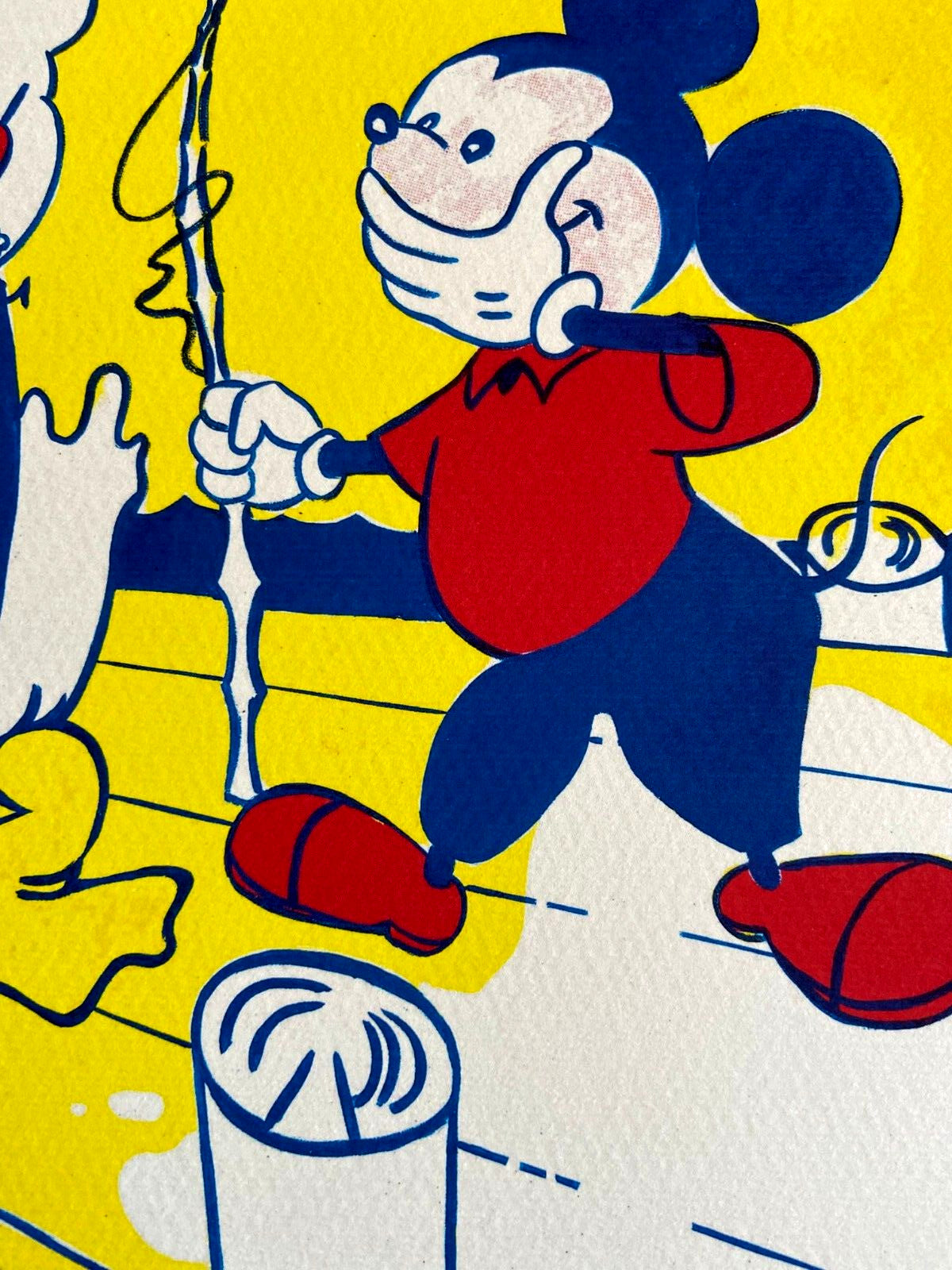 Roy Lichtenstein Lithograph Coa Signed Numbered Crayon Stamp -Kaws
