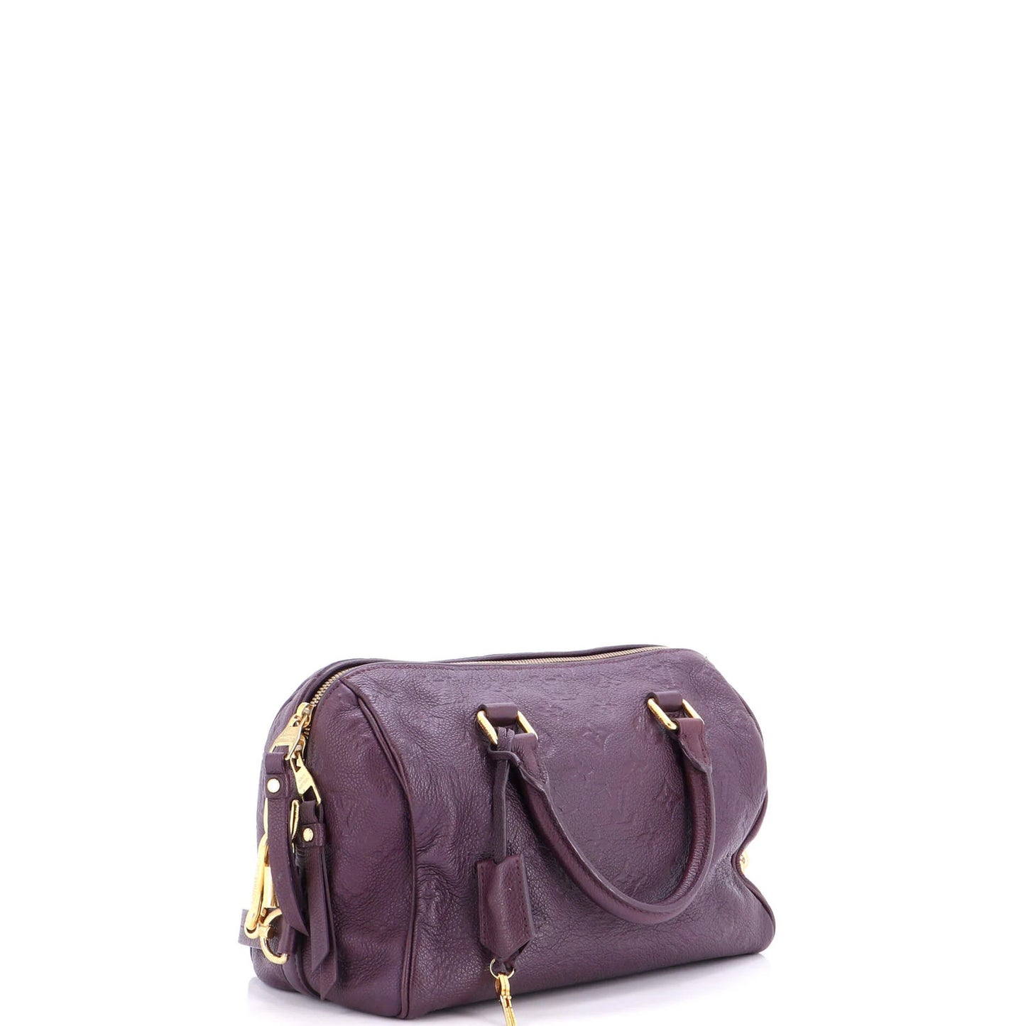 Louis Vuitton Speedy Bandouliere Bag Monogram Empreinte Leather 25