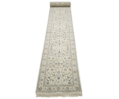 Indo-Nain Oriental Runner Rug All-Over Floral