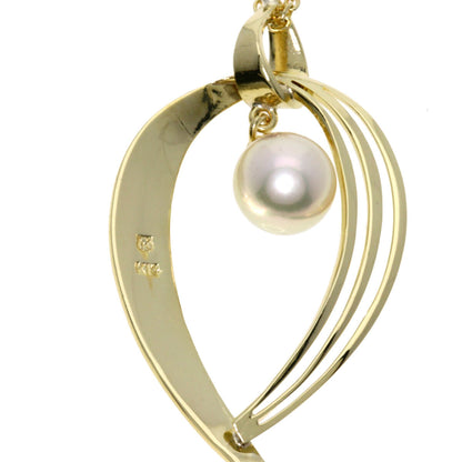 Mikimoto   Necklace Pearl Pearl K14 Yellow Gold