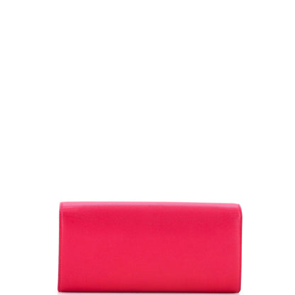 Saint Laurent Classic Monogram Clutch Leather Long