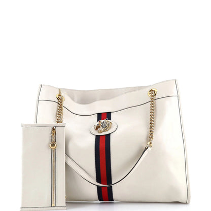 Gucci Rajah Chain Tote Leather Large