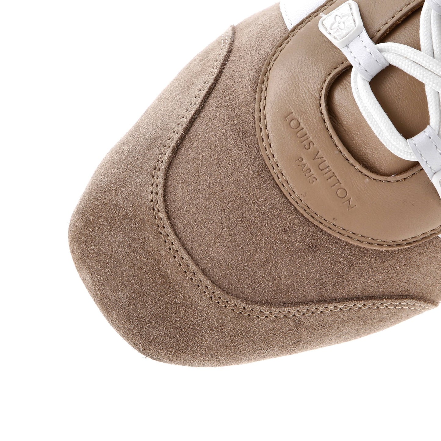 Louis Vuitton Women'S Lv Sneakerina Sneakers Leather And Suede