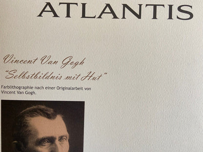 Vincent Van Gogh Lithograph From A Painting Coa Signed Numbered Egon/Schiele