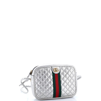 Gucci Trapuntata Camera Bag Quilted Leather Mini