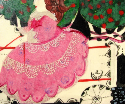 Italian Contemporary Art - Simonetta Carpini, Oil Painting (Size 3) Gallery Coa