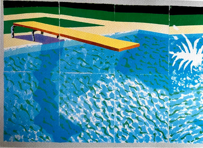 David Hockney Lithograph Coa Signed (180 Limited Numbered Edition)