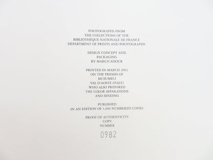 Eugene Atget'S Trees 2003 1St Edition Limited 982/1000 Large Format Photography