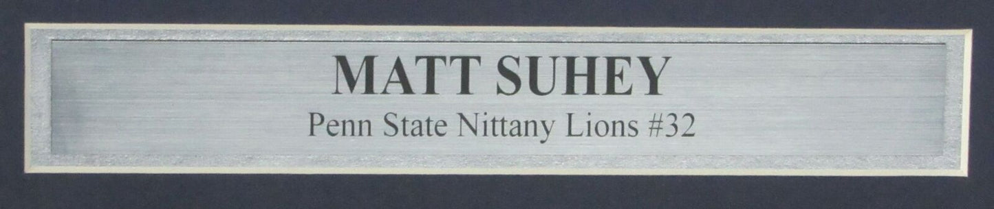Matt Suhey Penn State Psu Signed/Inscribed 16X20 Photo Framed Beckett 165725