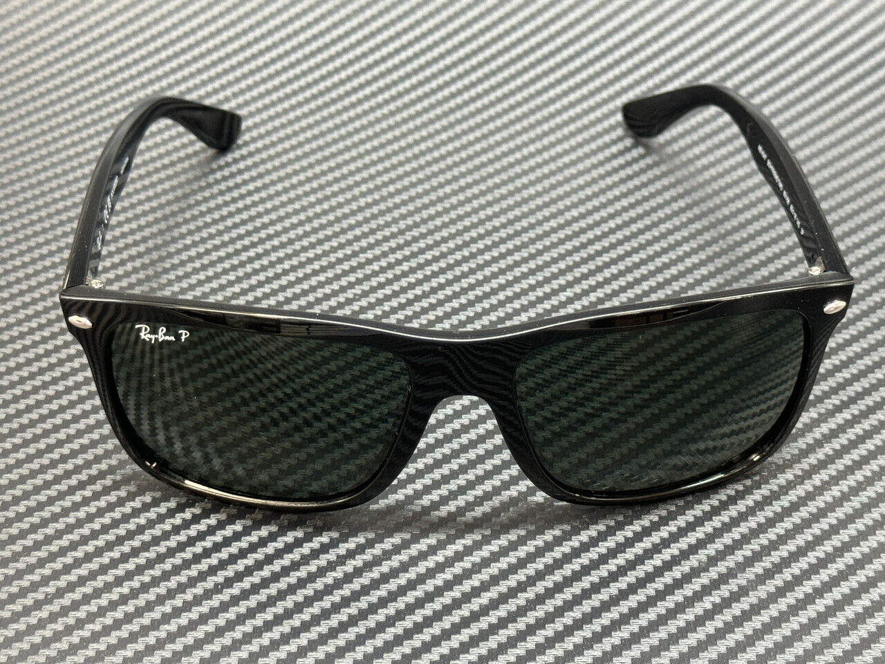 RAY BAN RB4547 601 58 Black Green Polarized