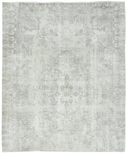 Hand-Knotted Antique Oriental Rug Floral Design
