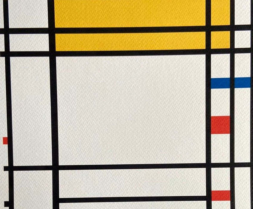 Piet Mondrian Lithograph 1978 Coa Signed Limited Edition 180 Ex