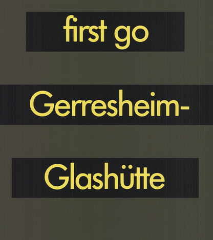 Reinhard Mucha Galerie Hetzler " Offset Lithograph Contemporary