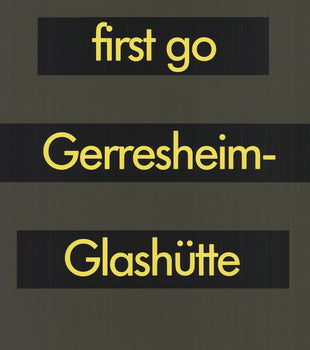 Reinhard Mucha Galerie Hetzler 