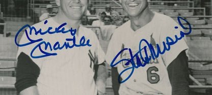 Mickey Mantle/Stan Musial Dual-Autographed 8X10