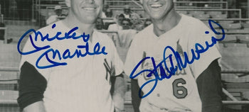 Mickey Mantle/Stan Musial Dual-Autographed 8X10