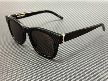 SAINT LAURENT SL M124 001 Black Dark Grey Unisex