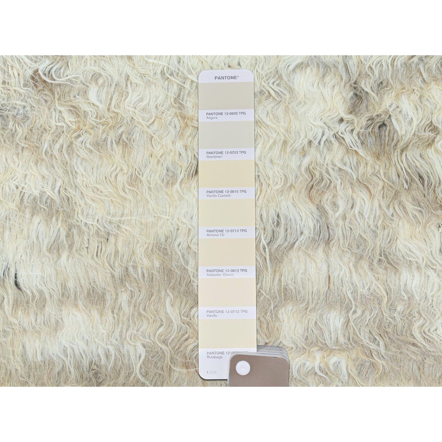 10'X10' Bone Ivory Moroccan Berber Organic Wool Hand Knotted Round Rug