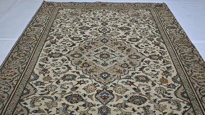 Hand-Knotted Semi-Antique Oriental Rug Muted