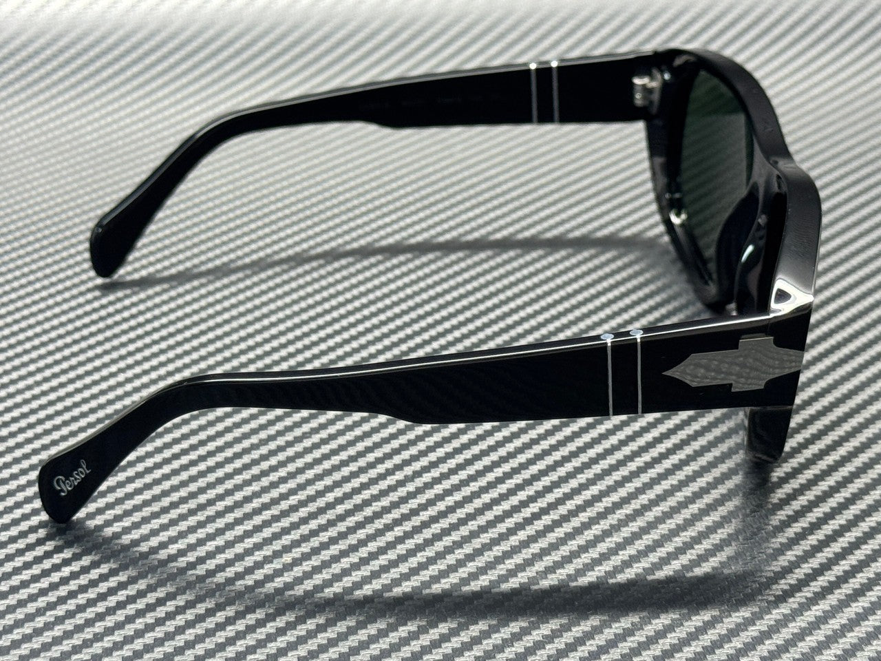 Men's Black Green Sunglasses 31 58 95 PERSOL PO0050S