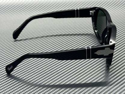 Men's Black Green Sunglasses 31 58 95 PERSOL PO0050S