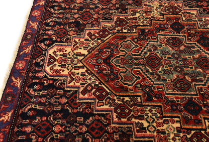 Handmade Farmho Boho Geometric Style Oriental Rug