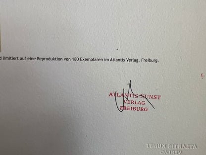 Donald Judd Lithograph