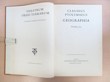 Geographia By Claudius Ptolemaeus - Facsimile Edition, 1513 Strasbourg, 1966